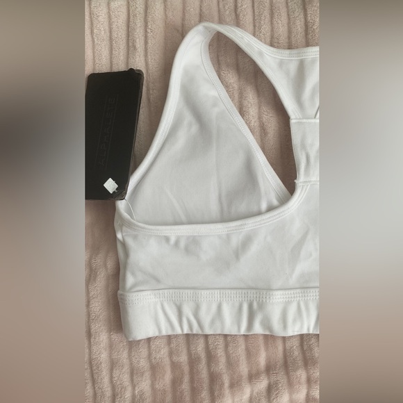 Alphalete Surface Wrap Bra - Size XS, White - Picture 5 of 7